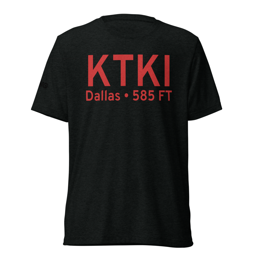 Collin County Regional At Mc Kinney Airport (KTKI) ICAO Tri-blend T-Shirt 