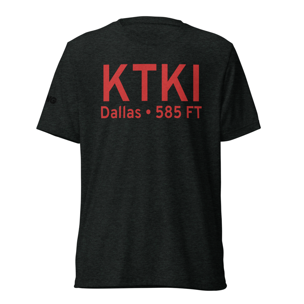 Collin County Regional At Mc Kinney Airport (KTKI) ICAO Tri-blend T-Shirt 