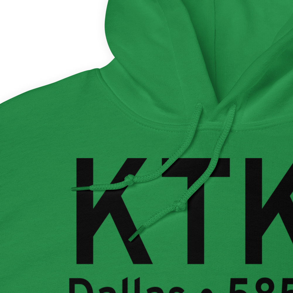 Collin County Regional At Mc Kinney Airport (KTKI) ICAO Hoodie Sweatshirt 
