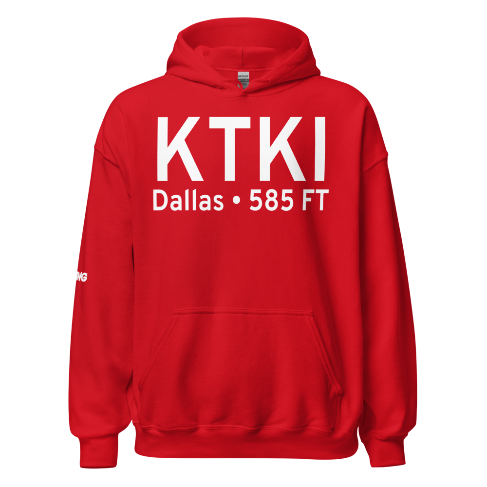 Collin County Regional At Mc Kinney Airport (KTKI) ICAO Hoodie Sweatshirt 