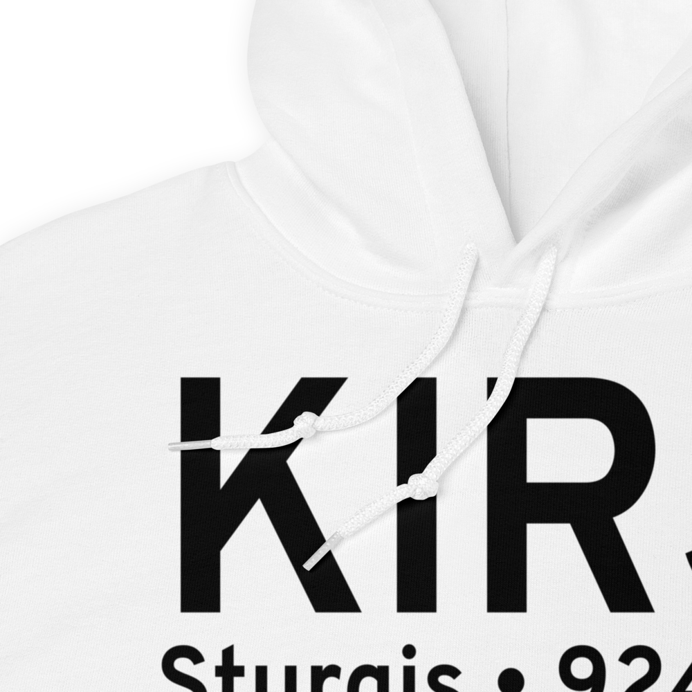 Kirsch Municipal Airport (KIRS) ICAO Hoodie Sweatshirt 