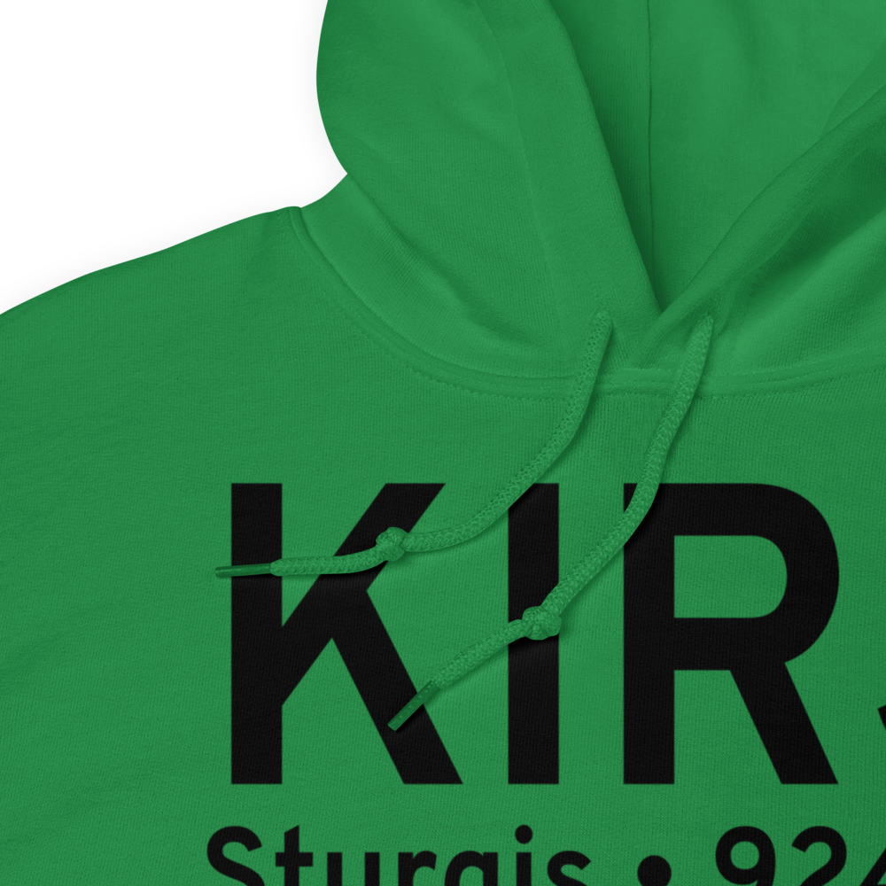 Kirsch Municipal Airport (KIRS) ICAO Hoodie Sweatshirt 