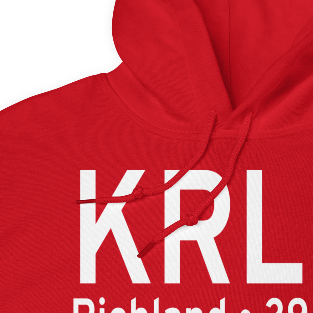 Richland Airport (KRLD) ICAO Hoodie Sweatshirt 