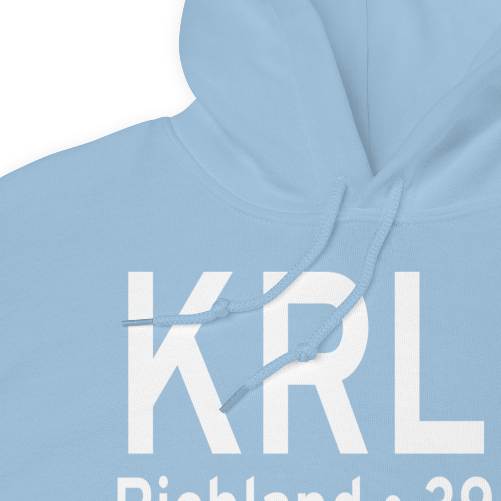 Richland Airport (KRLD) ICAO Hoodie Sweatshirt 