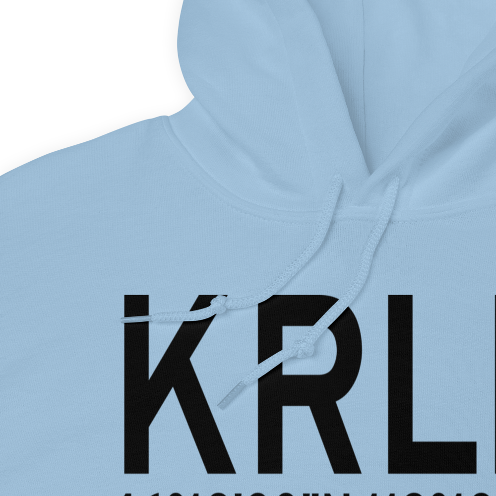 Richland Airport (KRLD) ICAO Hoodie Sweatshirt 