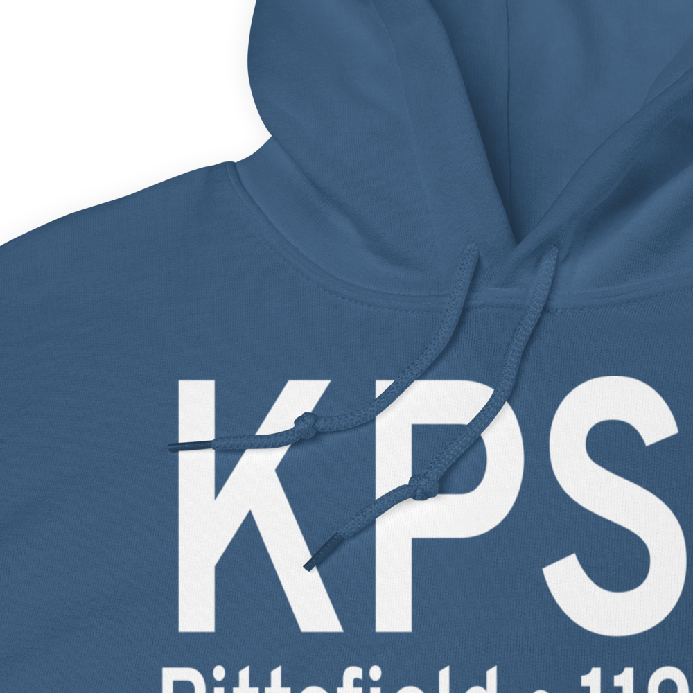 Pittsfield Municipal Airport (KPSF) ICAO Hoodie Sweatshirt 