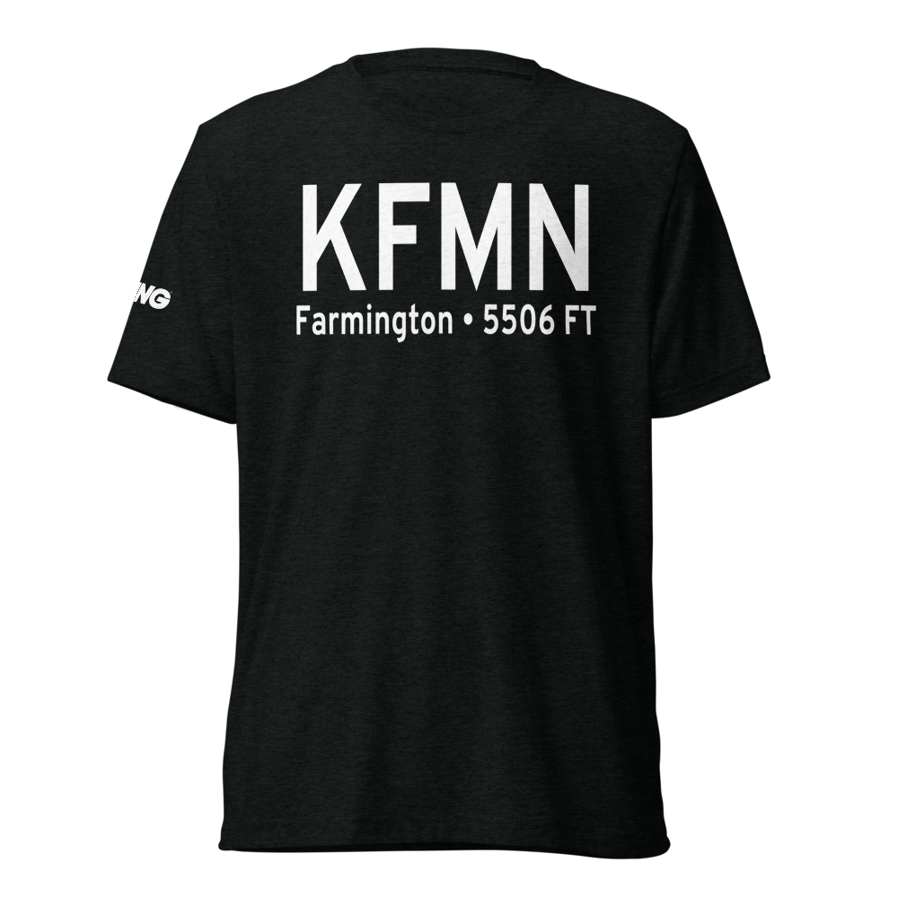 Four Corners Regional Airport (KFMN) ICAO Tri-blend T-Shirt 