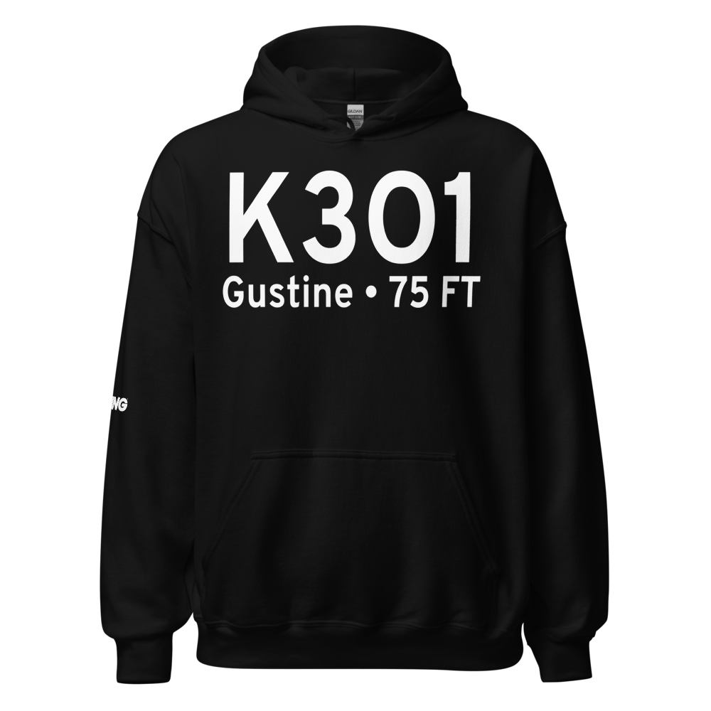 Gustine Airport (K3O1) ICAO Hoodie Sweatshirt 