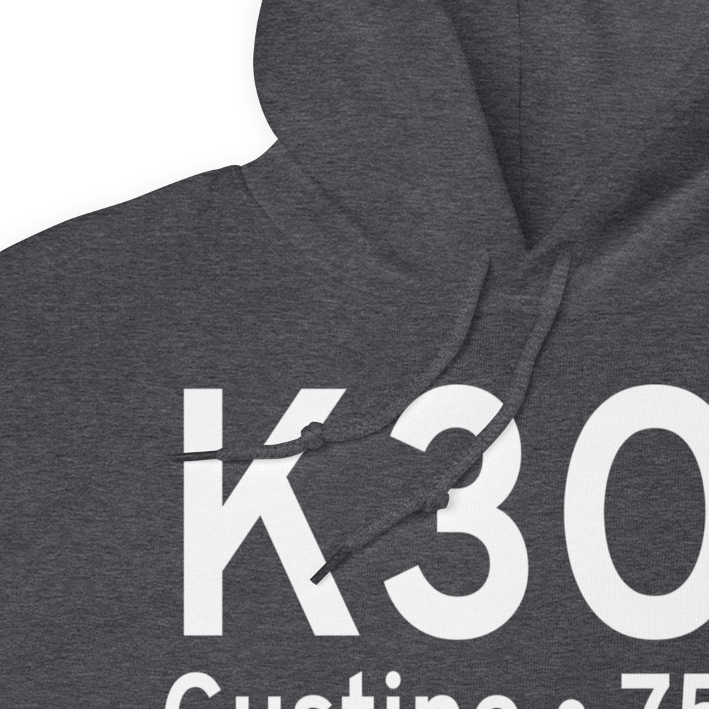 Gustine Airport (K3O1) ICAO Hoodie Sweatshirt 