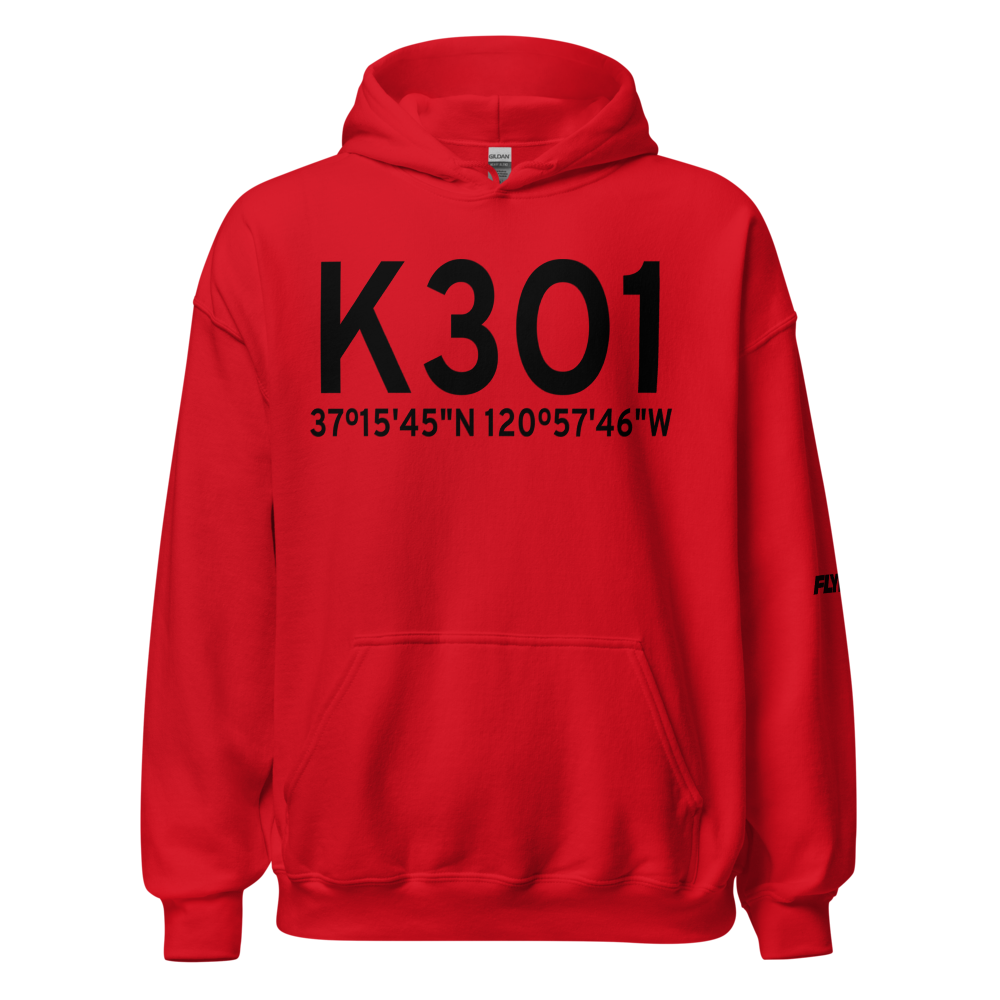 Gustine Airport (K3O1) ICAO Hoodie Sweatshirt 