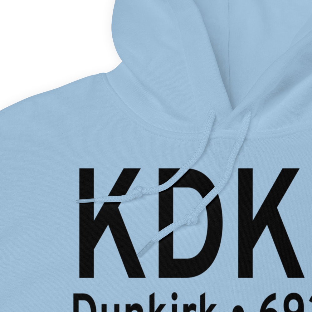 Chautauqua County-Dunkirk Airport (KDKK) ICAO Hoodie Sweatshirt 