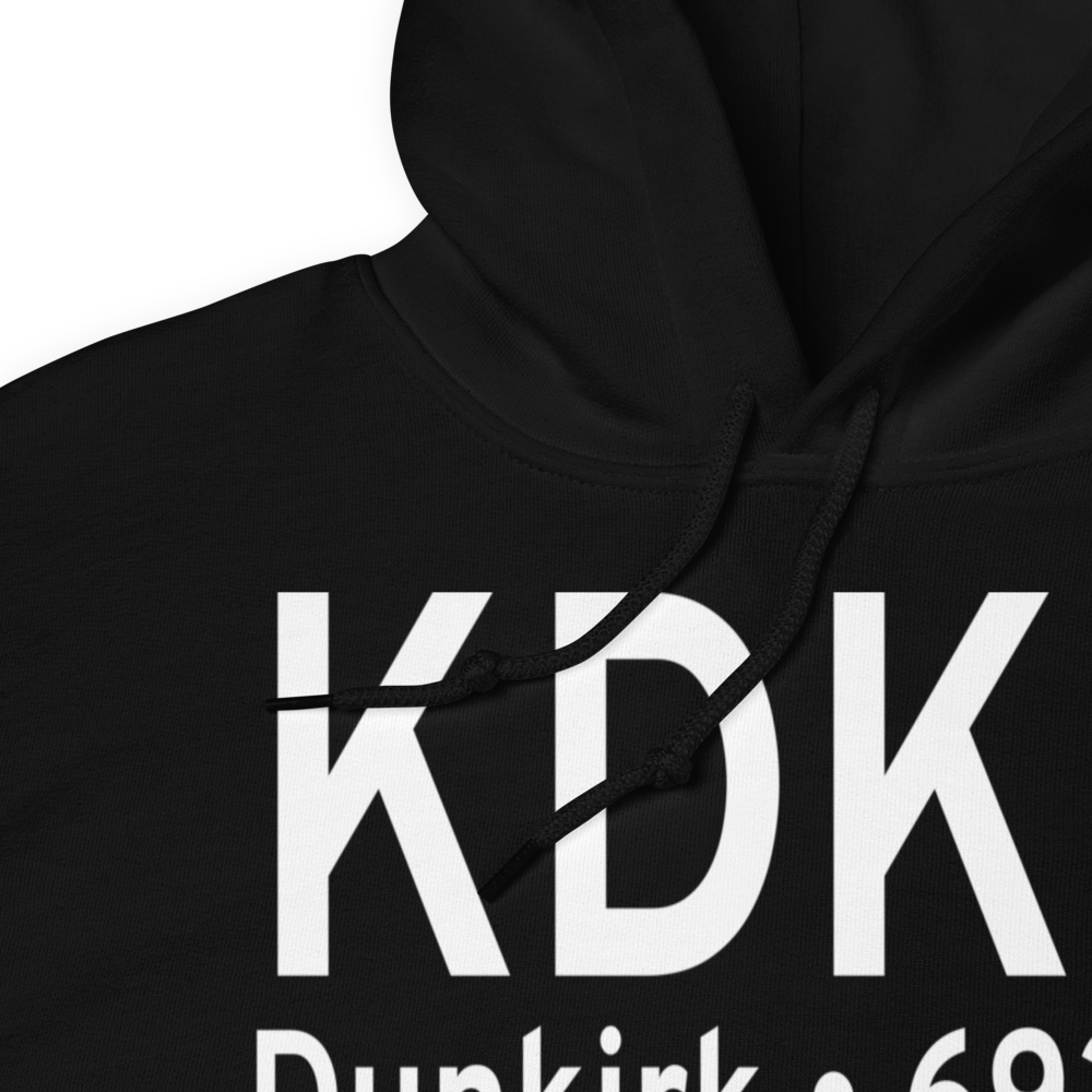 Chautauqua County-Dunkirk Airport (KDKK) ICAO Hoodie Sweatshirt 