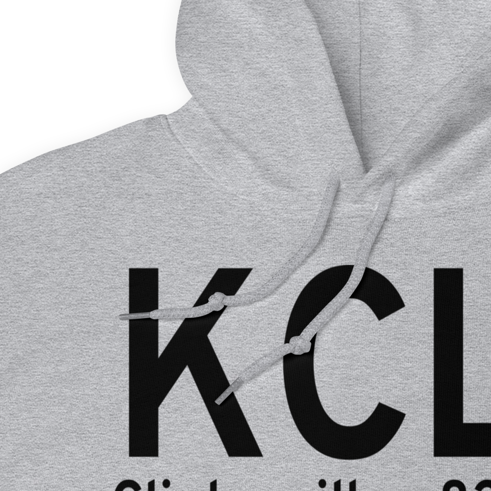 Clintonville Municipal Airport (KCLI) ICAO Hoodie Sweatshirt 