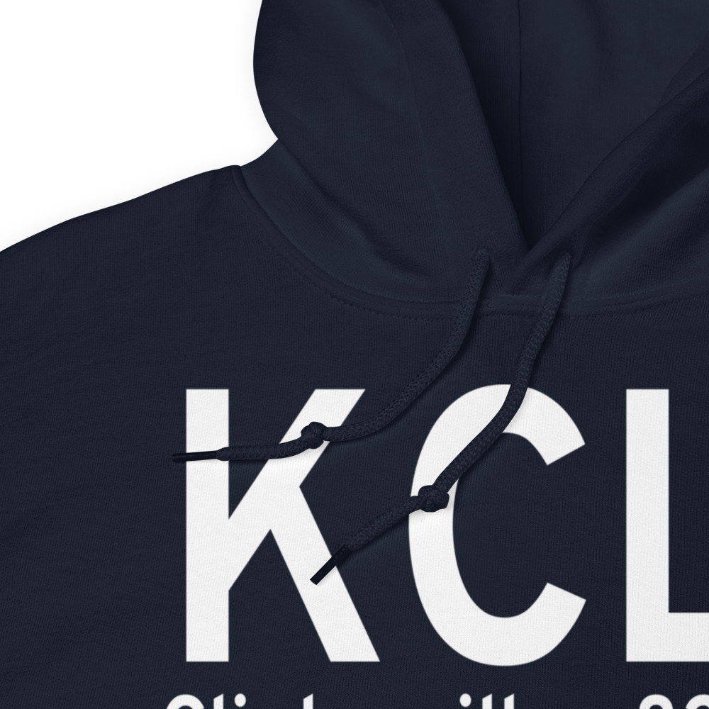 Clintonville Municipal Airport (KCLI) ICAO Hoodie Sweatshirt 