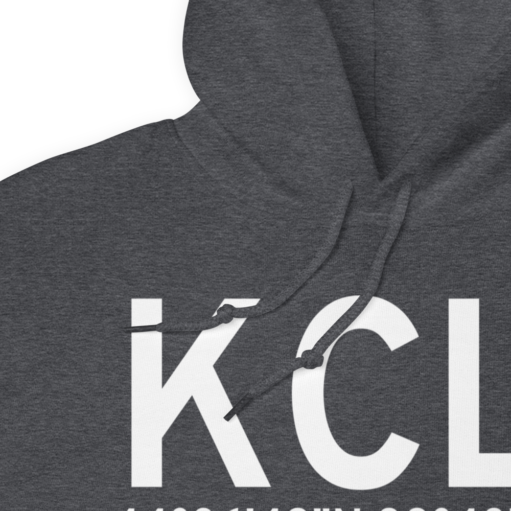 Clintonville Municipal Airport (KCLI) ICAO Hoodie Sweatshirt 