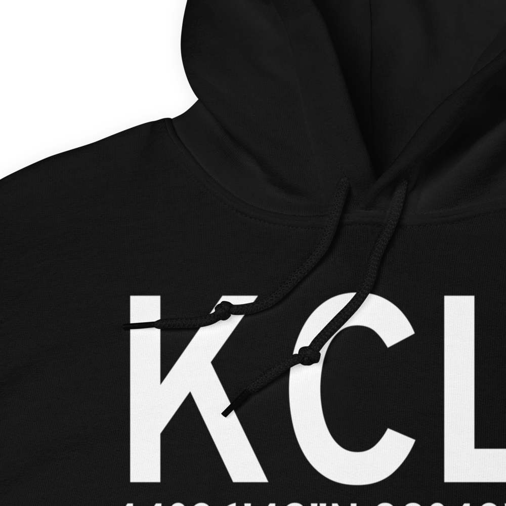 Clintonville Municipal Airport (KCLI) ICAO Hoodie Sweatshirt 
