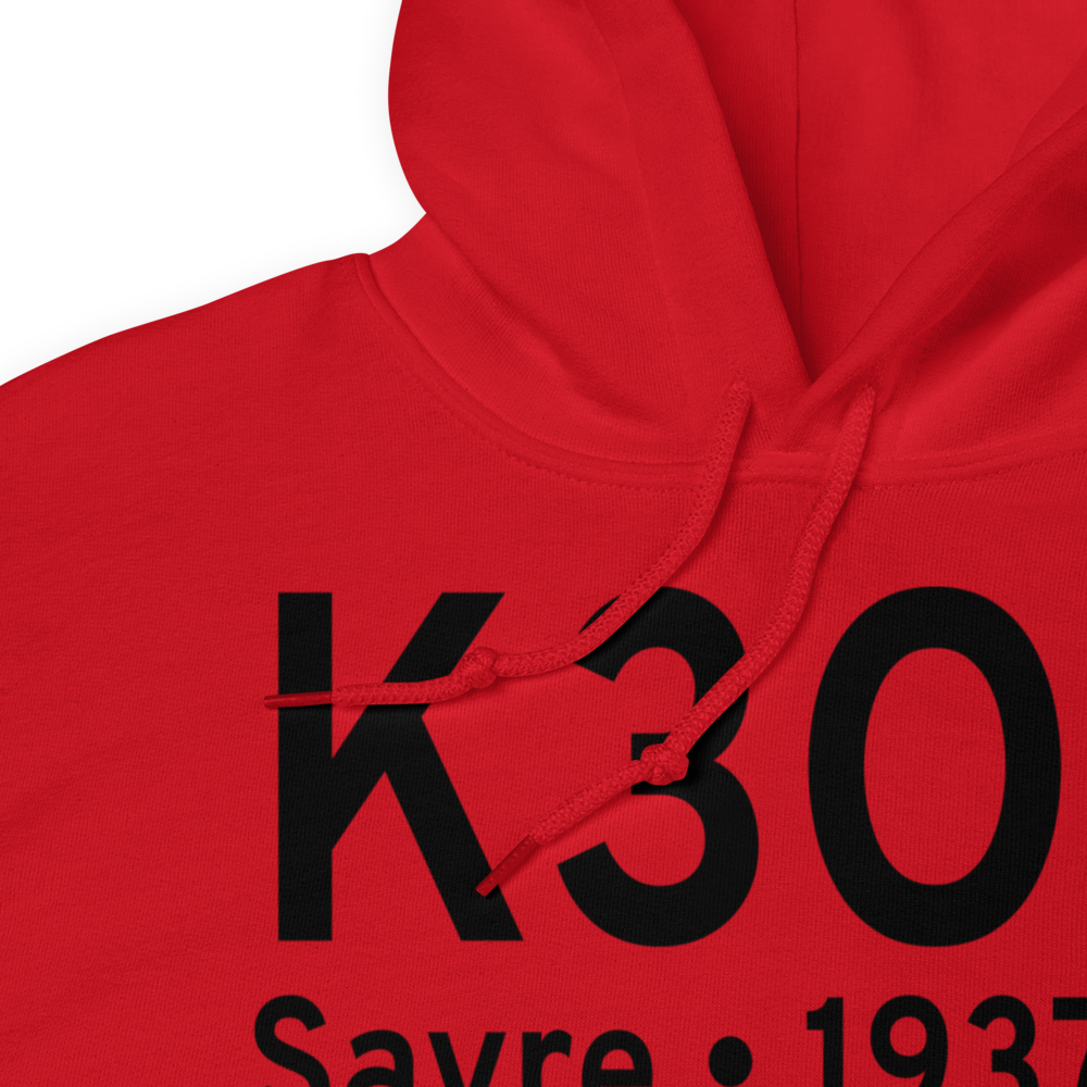 Sayre Municipal Airport (K3O4) ICAO Hoodie Sweatshirt 
