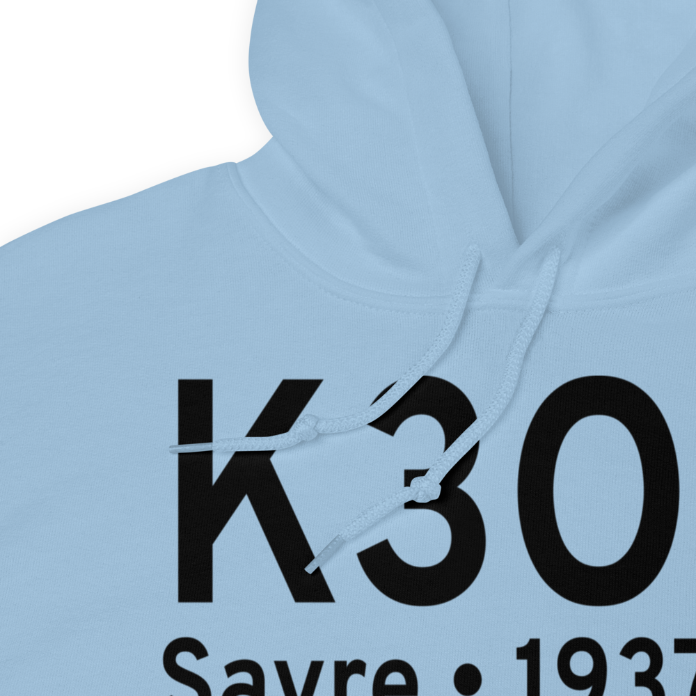 Sayre Municipal Airport (K3O4) ICAO Hoodie Sweatshirt 