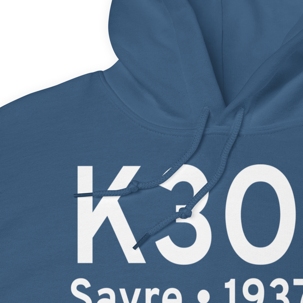 Sayre Municipal Airport (K3O4) ICAO Hoodie Sweatshirt 