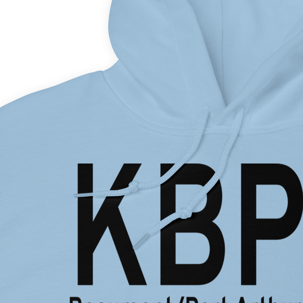 Southeast Texas Regional Airport (KBPT) ICAO Hoodie Sweatshirt 