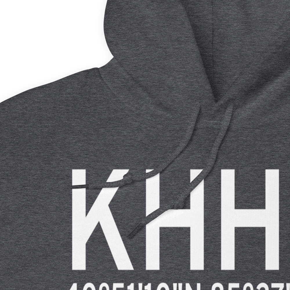 Huntington Municipal Airport (KHHG) ICAO Hoodie Sweatshirt 