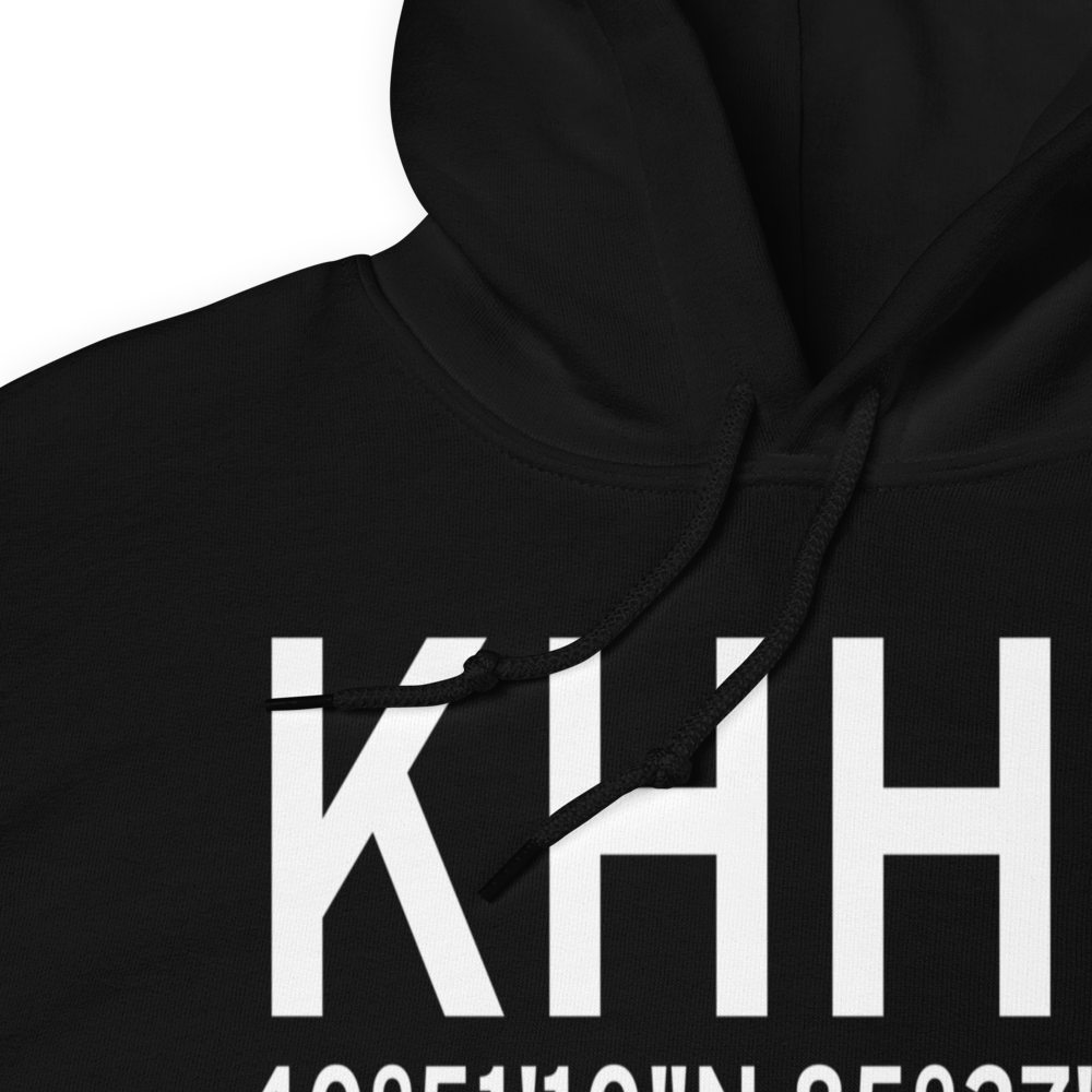 Huntington Municipal Airport (KHHG) ICAO Hoodie Sweatshirt 