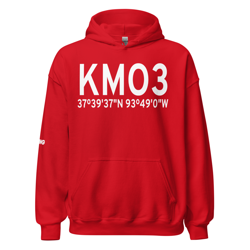 Stockton Municipal Airport (KMO3) ICAO Hoodie Sweatshirt 