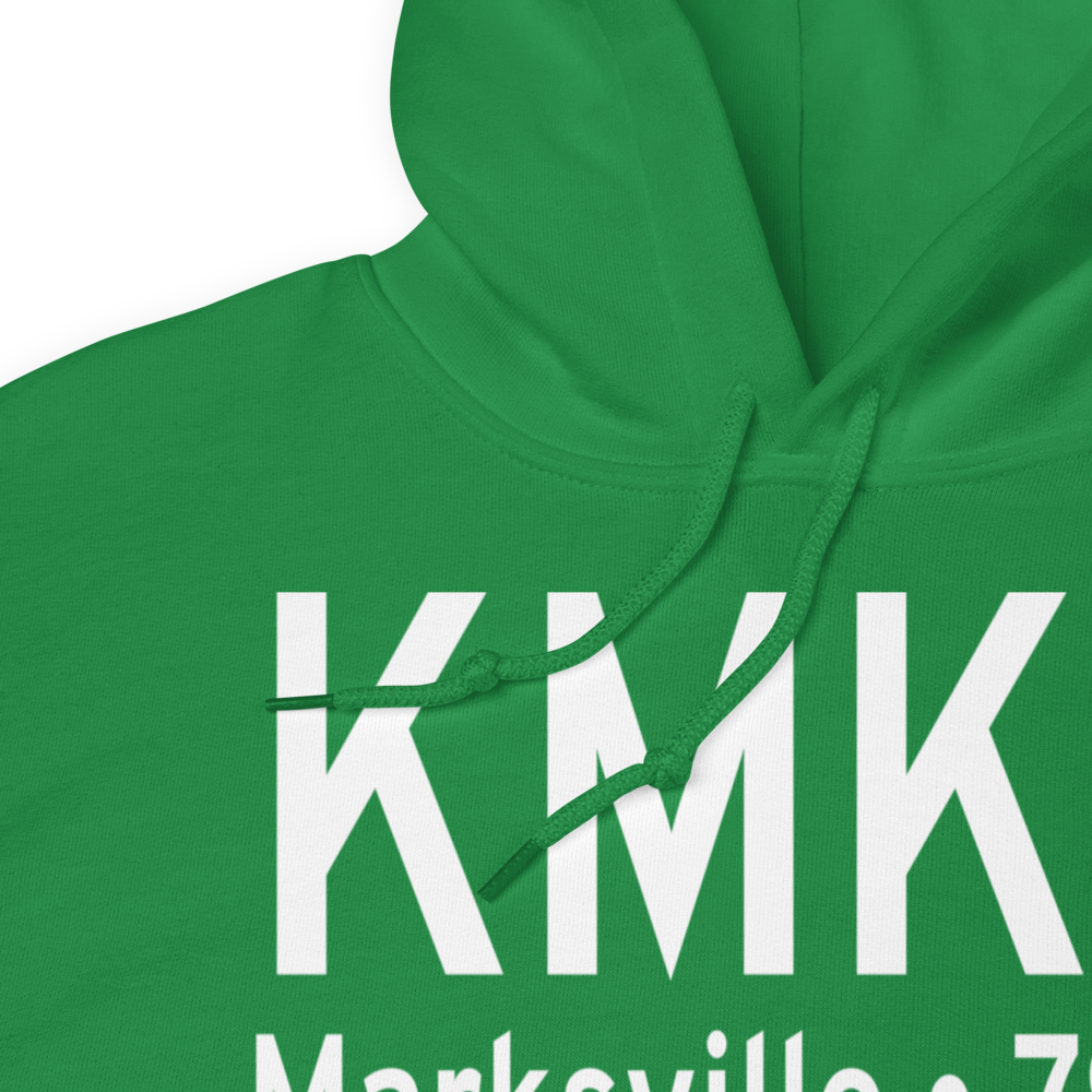 Marksville Municipal Airport (KMKV) ICAO Hoodie Sweatshirt 