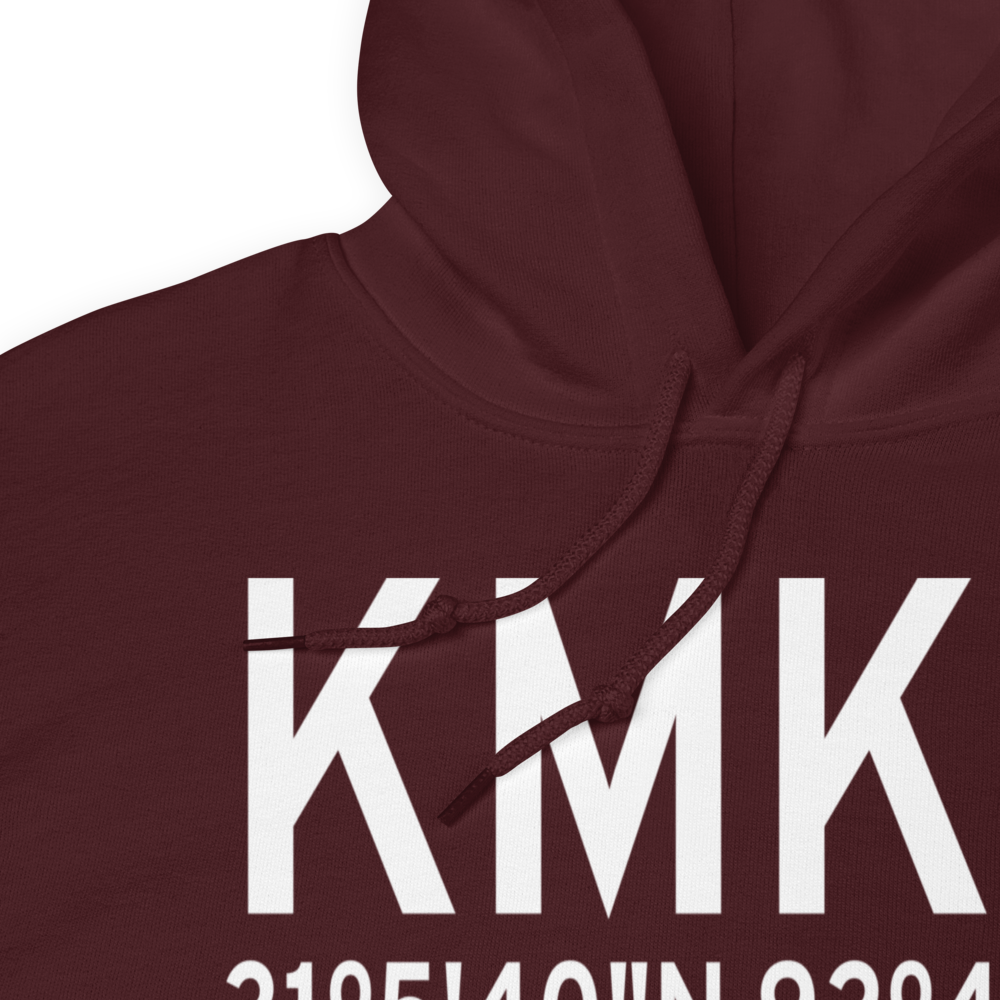 Marksville Municipal Airport (KMKV) ICAO Hoodie Sweatshirt 