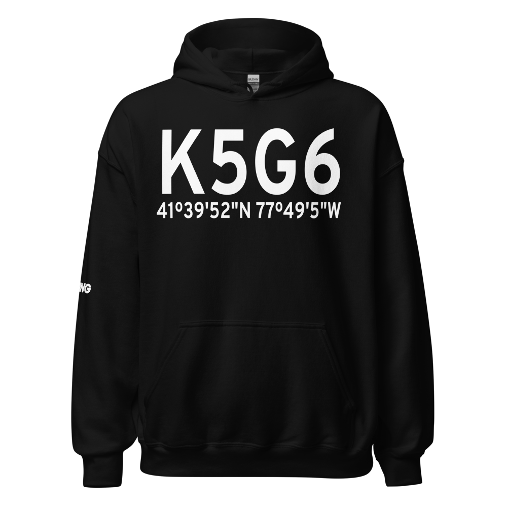 Cherry Springs Airport (K5G6) ICAO Hoodie Sweatshirt 