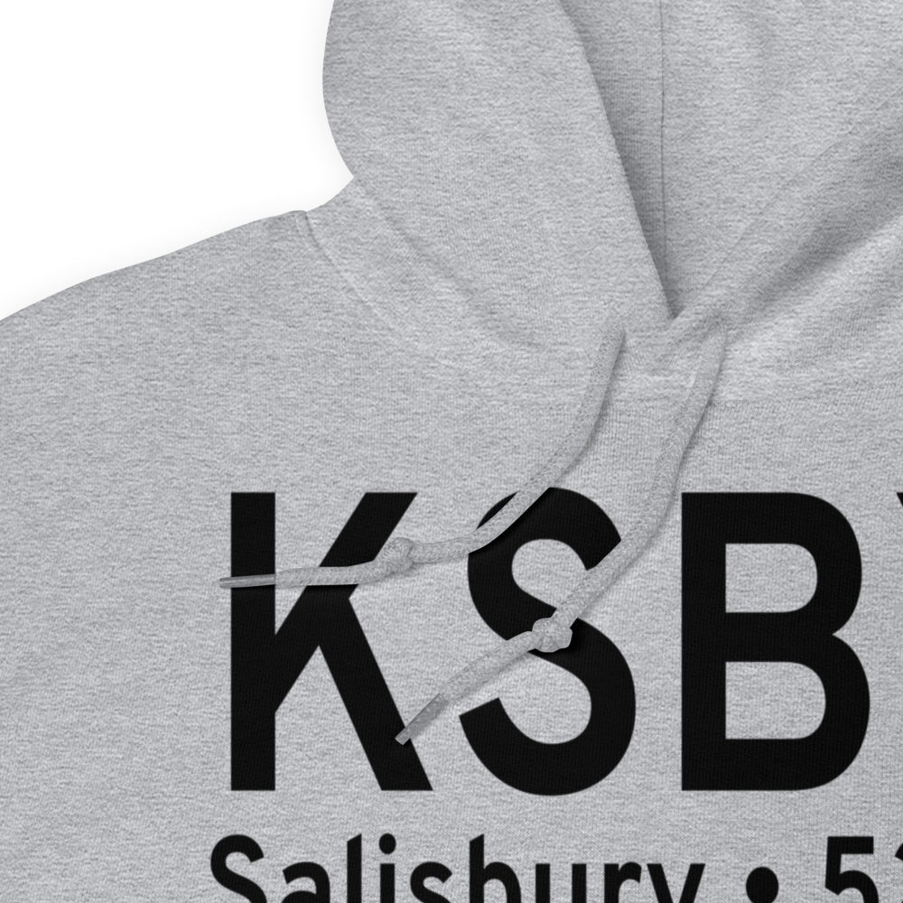Salisbury Ocean City Wicomico Regional Airport (KSBY) ICAO Hoodie Sweatshirt 