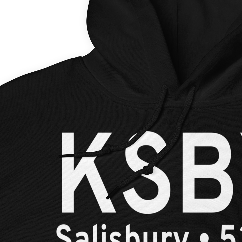 Salisbury Ocean City Wicomico Regional Airport (KSBY) ICAO Hoodie Sweatshirt 