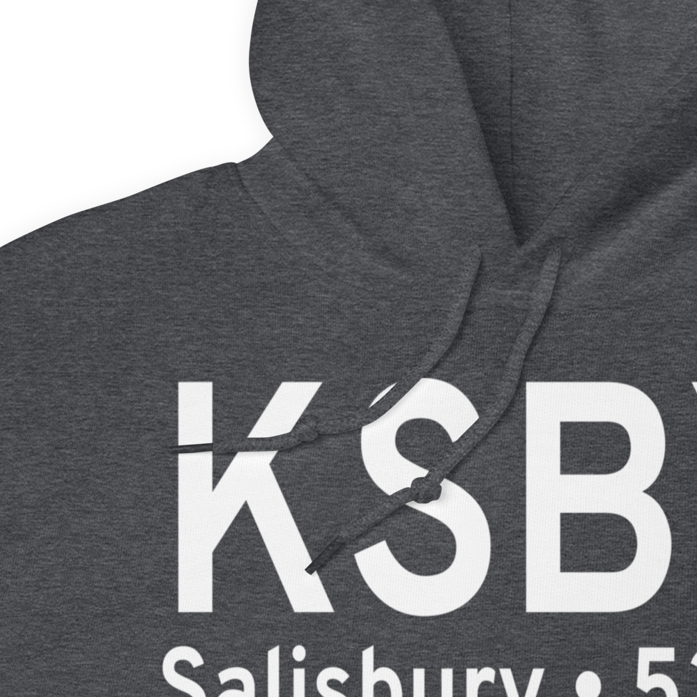 Salisbury Ocean City Wicomico Regional Airport (KSBY) ICAO Hoodie Sweatshirt 