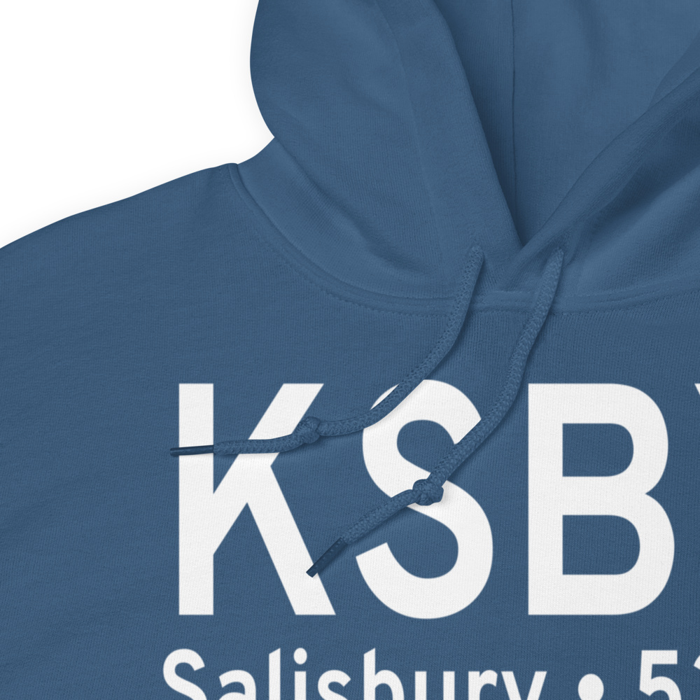 Salisbury Ocean City Wicomico Regional Airport (KSBY) ICAO Hoodie Sweatshirt 