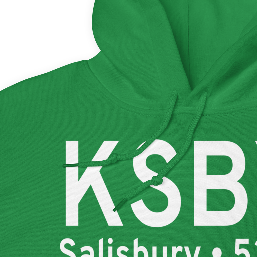 Salisbury Ocean City Wicomico Regional Airport (KSBY) ICAO Hoodie Sweatshirt 