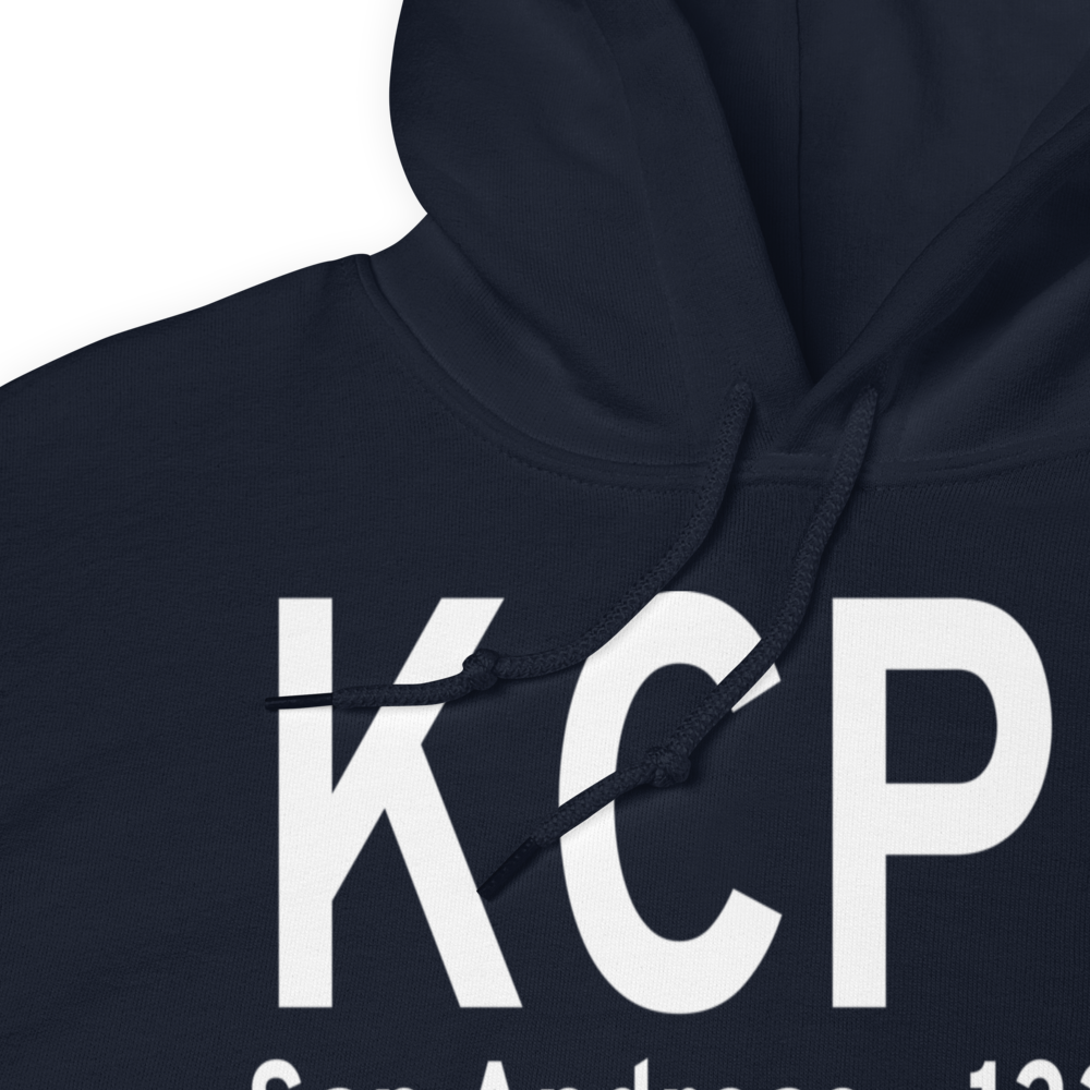 Calaveras Co Maury Rasmussen Field (KCPU) ICAO Hoodie Sweatshirt 