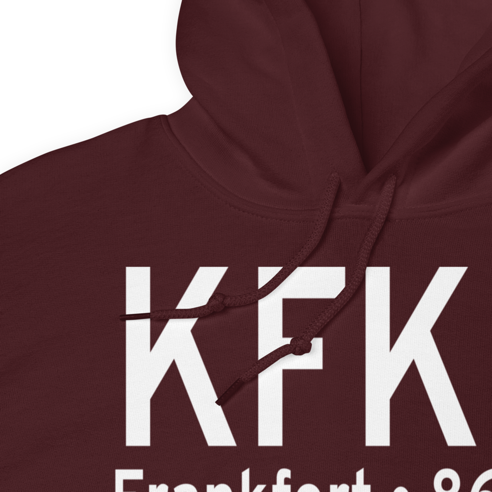 Frankfort Municipal Airport (KFKR) ICAO Hoodie Sweatshirt 
