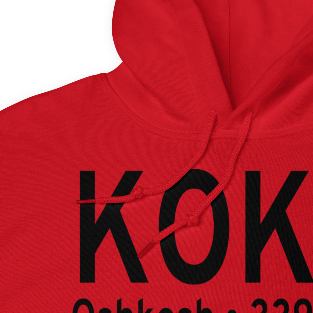Garden County Airport/King Rhiley Field (KOKS) ICAO Hoodie Sweatshirt 
