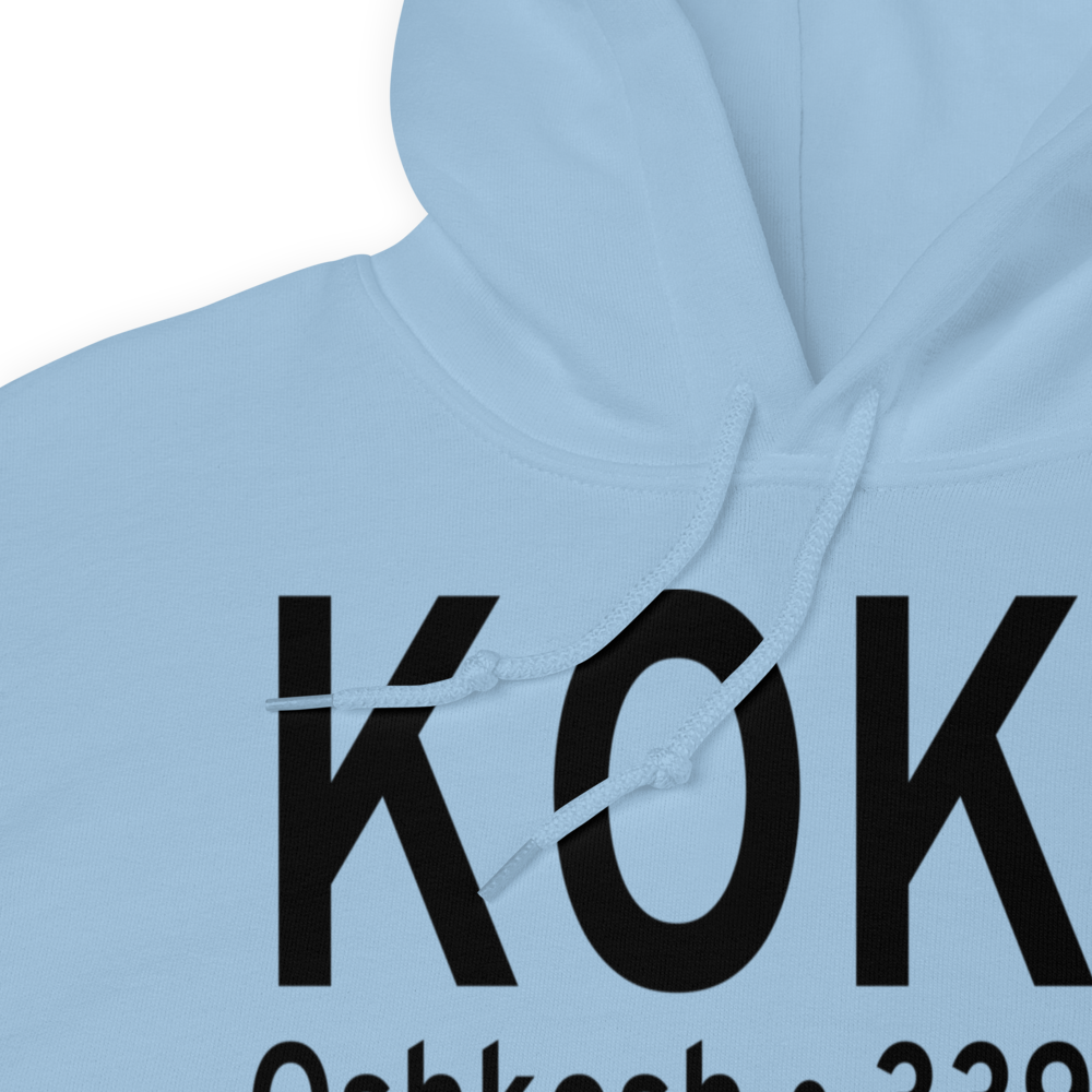 Garden County Airport/King Rhiley Field (KOKS) ICAO Hoodie Sweatshirt 