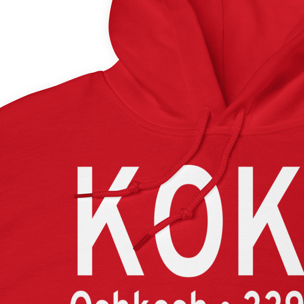 Garden County Airport/King Rhiley Field (KOKS) ICAO Hoodie Sweatshirt 