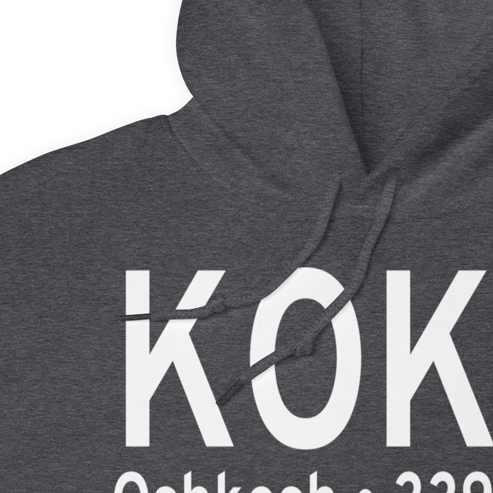 Garden County Airport/King Rhiley Field (KOKS) ICAO Hoodie Sweatshirt 