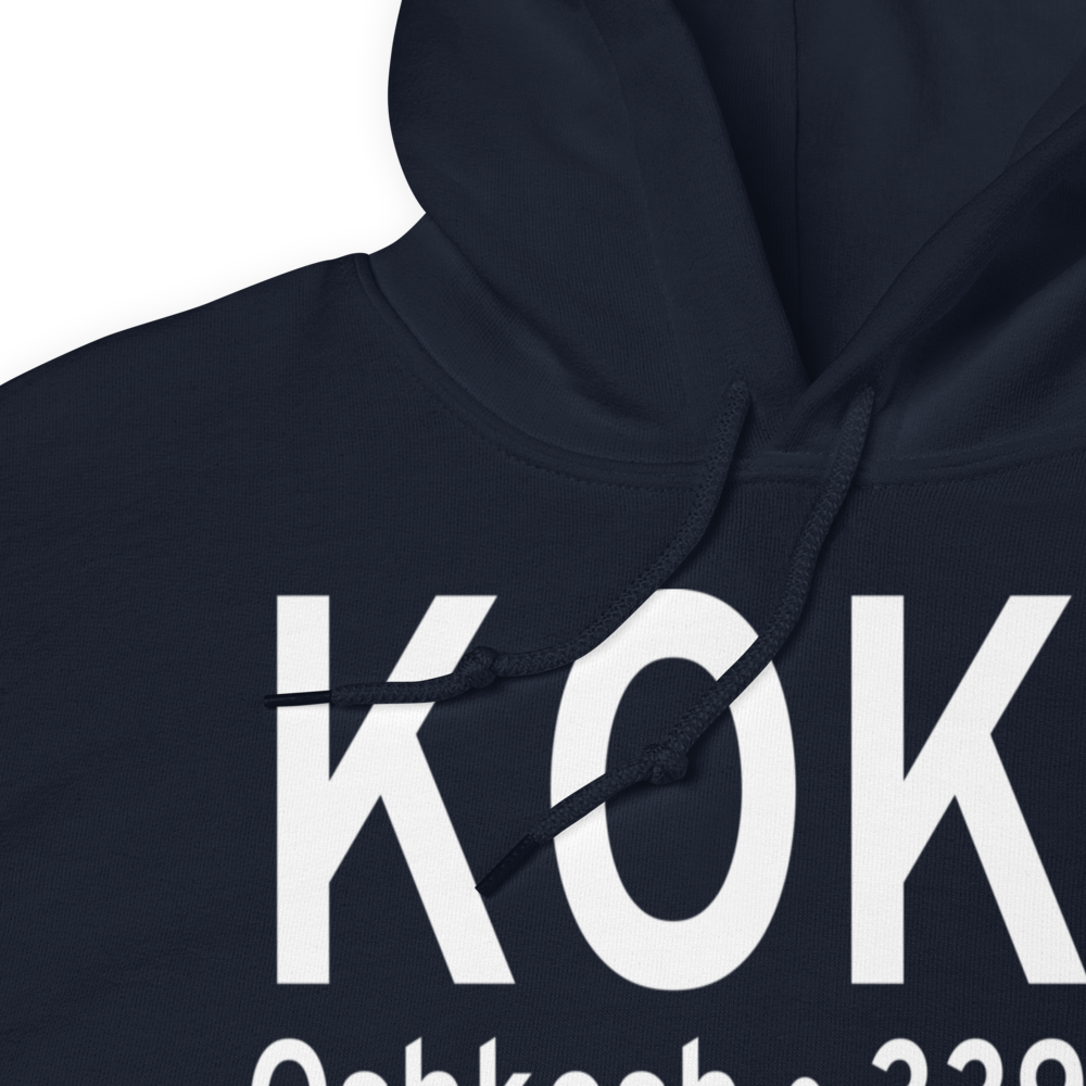 Garden County Airport/King Rhiley Field (KOKS) ICAO Hoodie Sweatshirt 