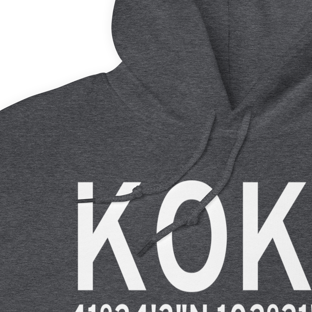 Garden County Airport/King Rhiley Field (KOKS) ICAO Hoodie Sweatshirt 