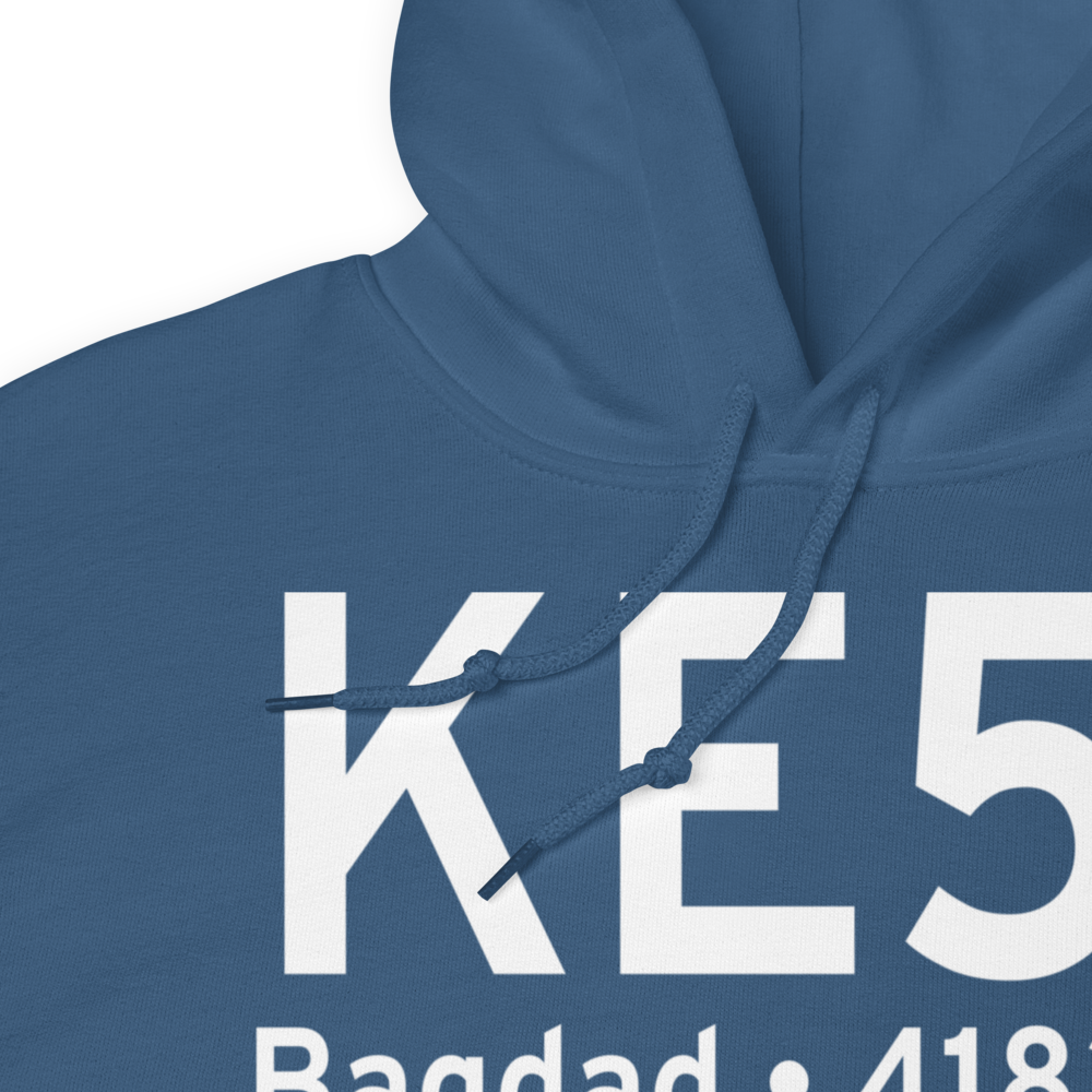 Bagdad Airport (KE51) ICAO Hoodie Sweatshirt 