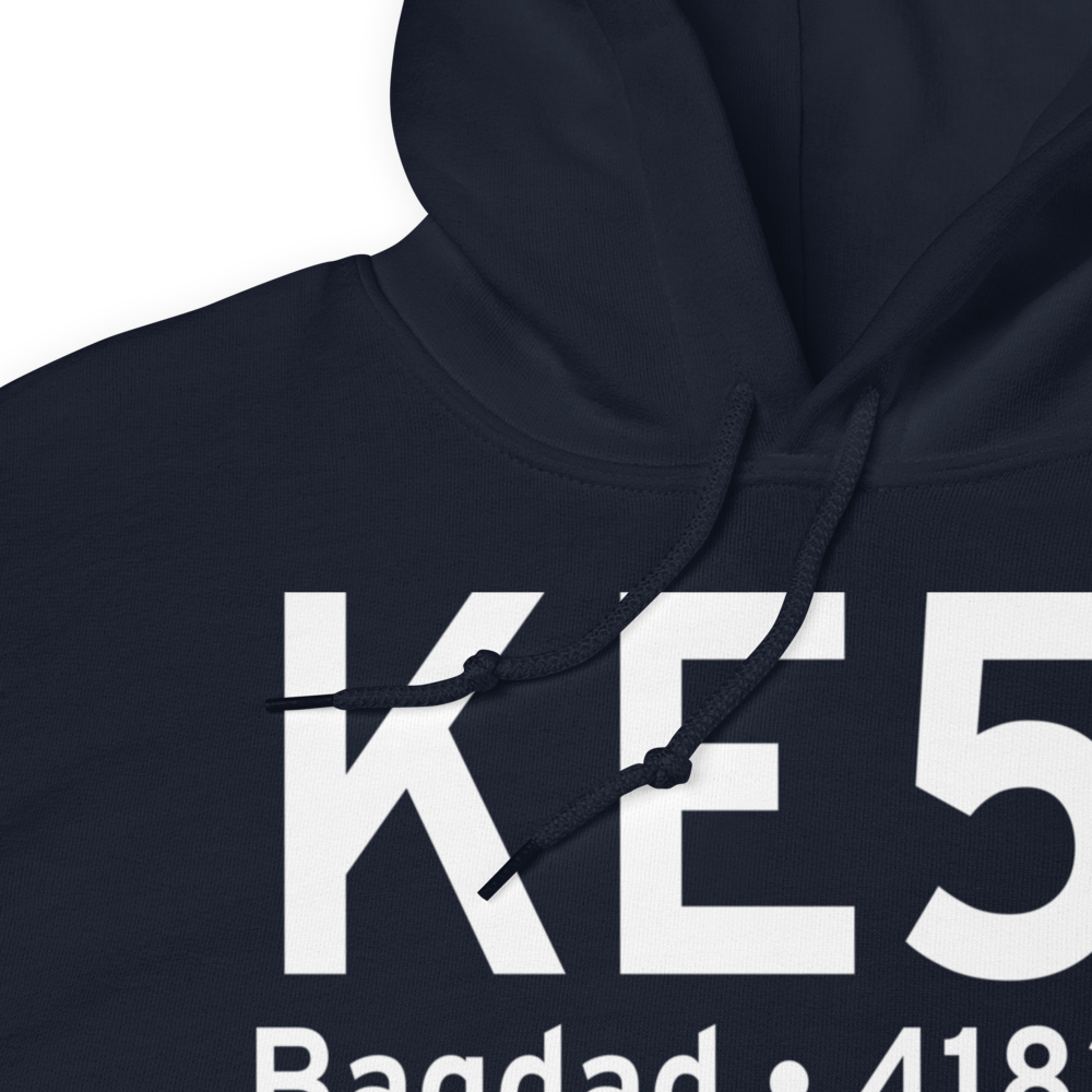Bagdad Airport (KE51) ICAO Hoodie Sweatshirt 