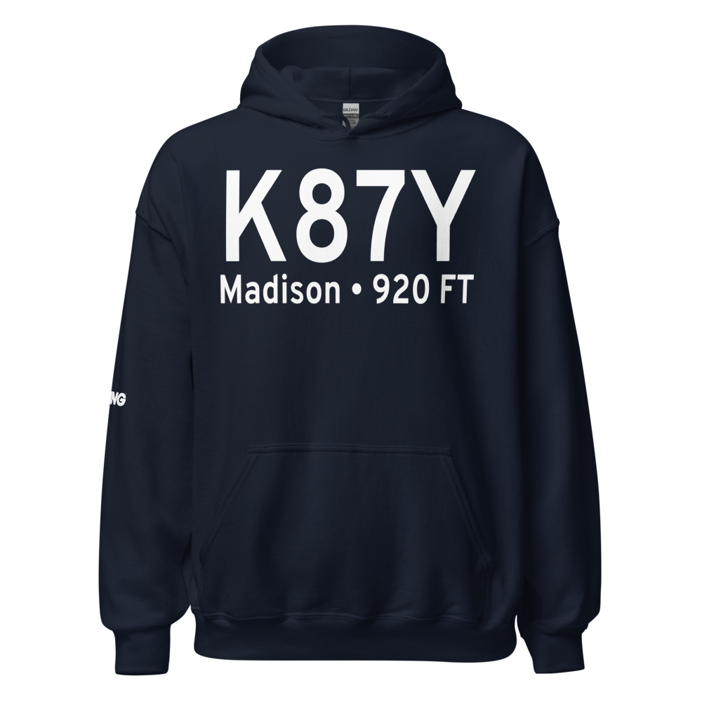 Blackhawk Airfield (K87Y) ICAO Hoodie Sweatshirt 