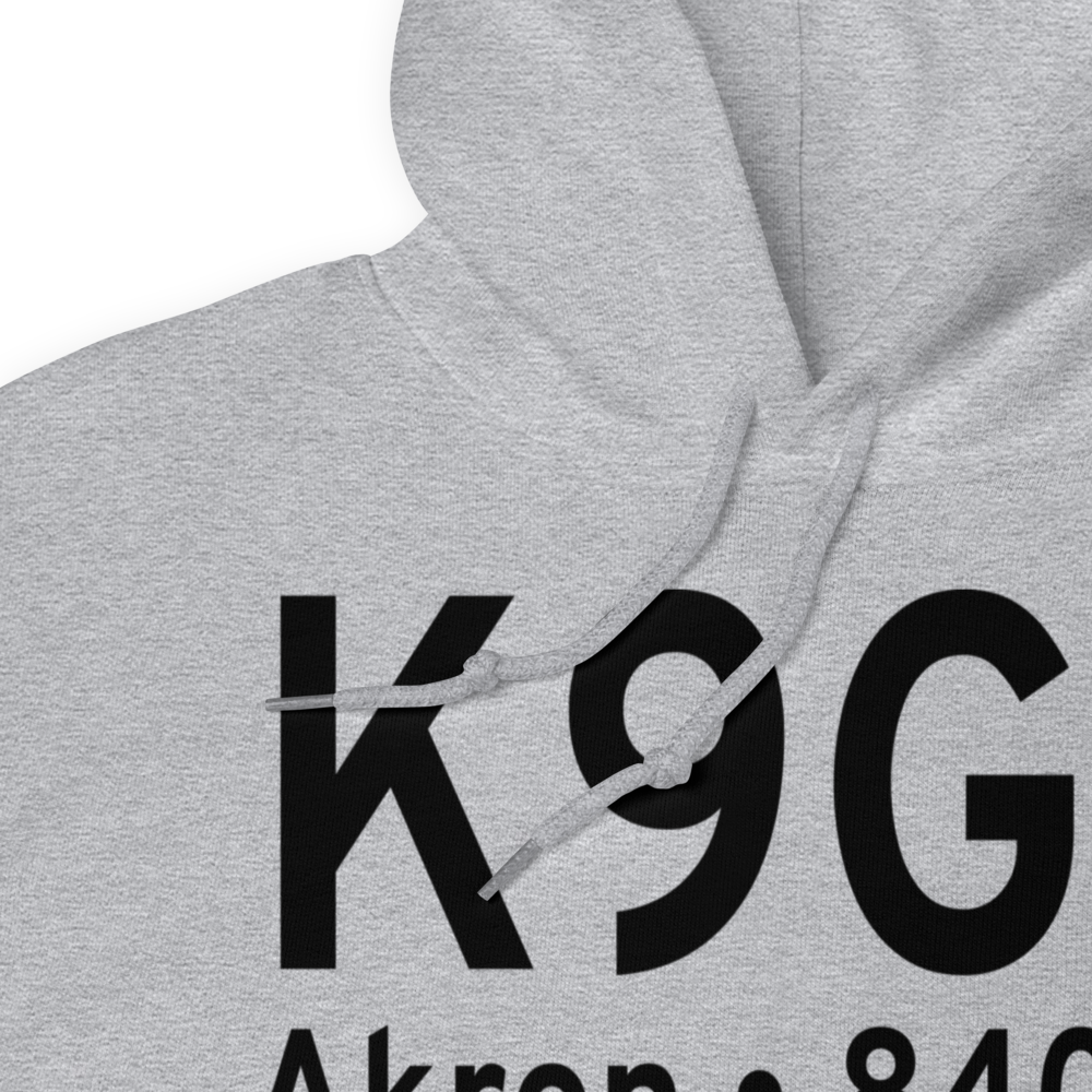 Akron Airport/Jesson Field (K9G3) ICAO Hoodie Sweatshirt 