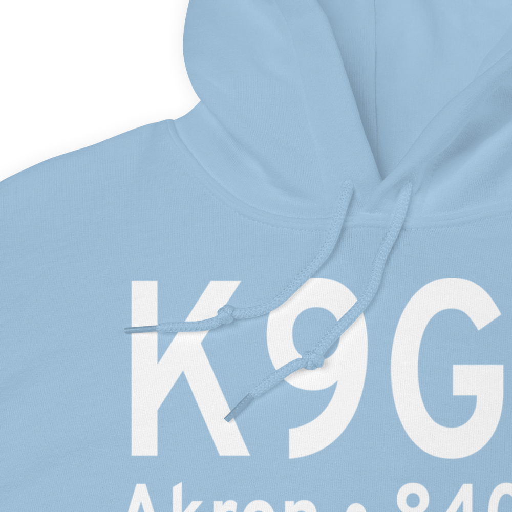 Akron Airport/Jesson Field (K9G3) ICAO Hoodie Sweatshirt 