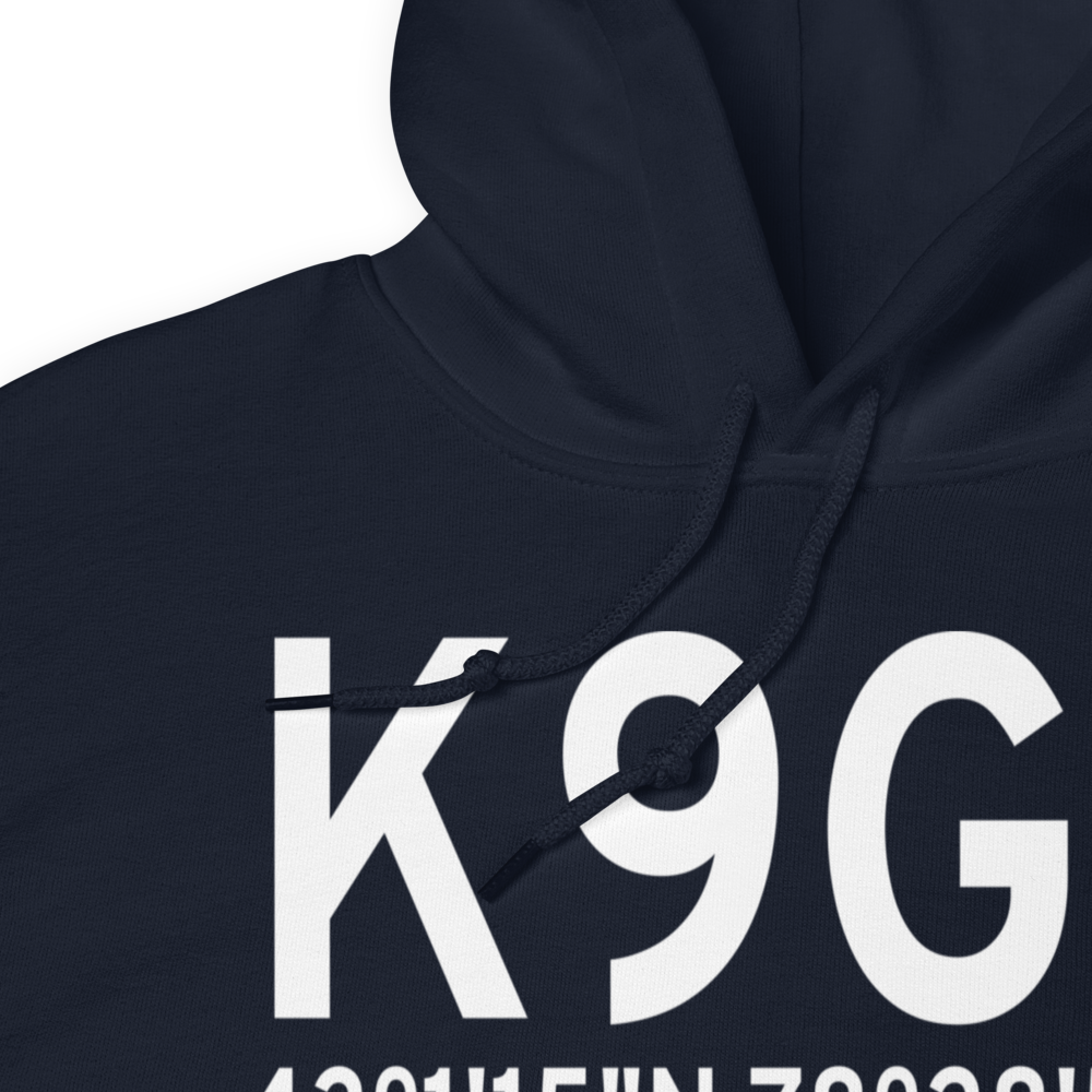 Akron Airport/Jesson Field (K9G3) ICAO Hoodie Sweatshirt 