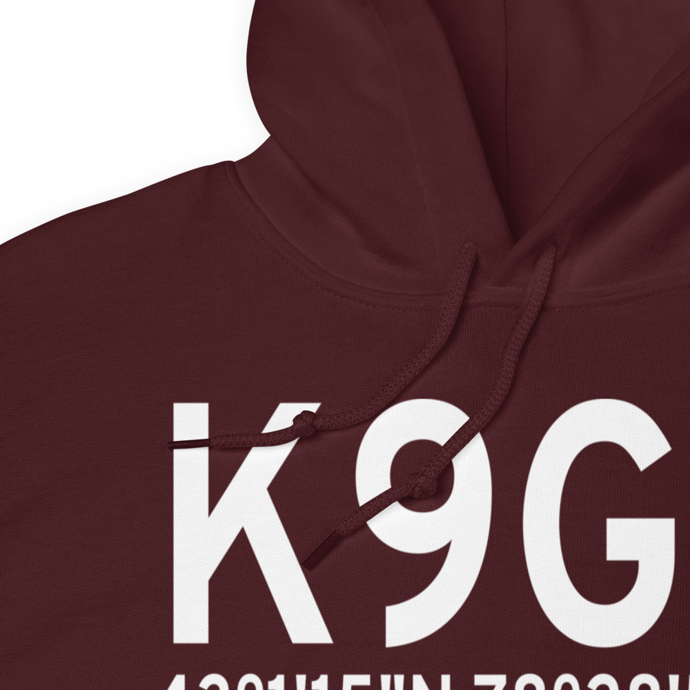 Akron Airport/Jesson Field (K9G3) ICAO Hoodie Sweatshirt 